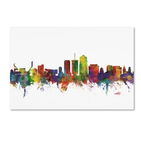 Michael Tompsett 'Tucson Arizona Skyline IV' Canvas Art,30x47